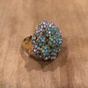 ModCloth Sparkling floral ring